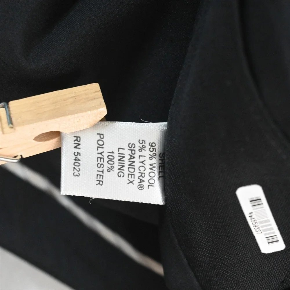 Banana‎ Republic 16 Black Stretch Wool Martin Flare Dress Womens Pants